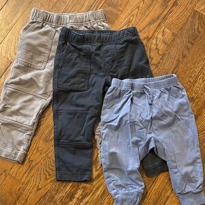 Toddler Casual Pants Set - Gray, Blue, and Tan